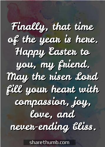 words to wish someone a happy easter